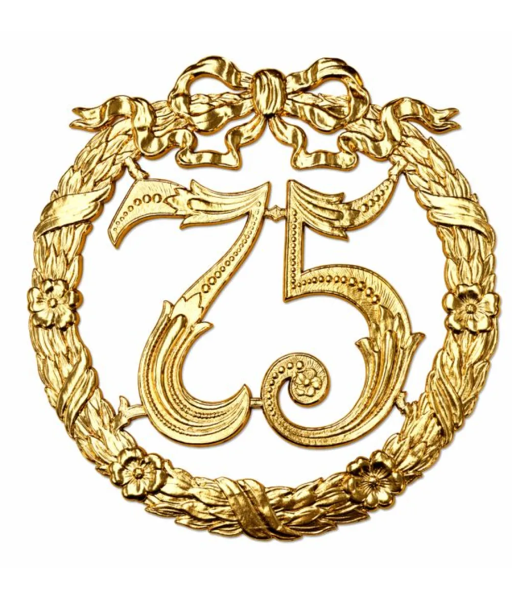 Guld krans, 75 år