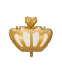 Guld krone folieballon