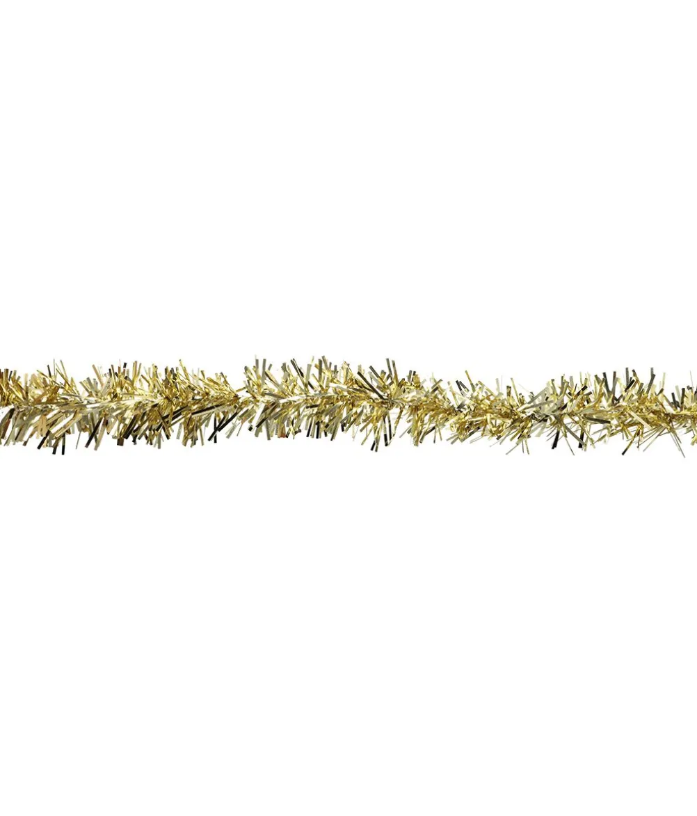 Guld lametta guirlande, 5 m