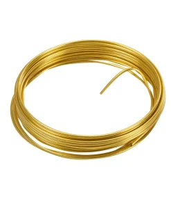 Guld metal tråd, 2 mm