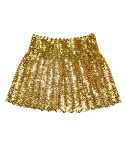 Guld paillet nederdel