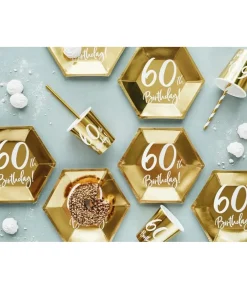 Guld paptallerkner, 60 år