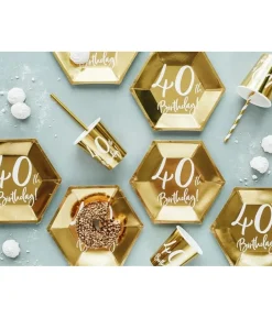 Guld paptallerkner, 40 år