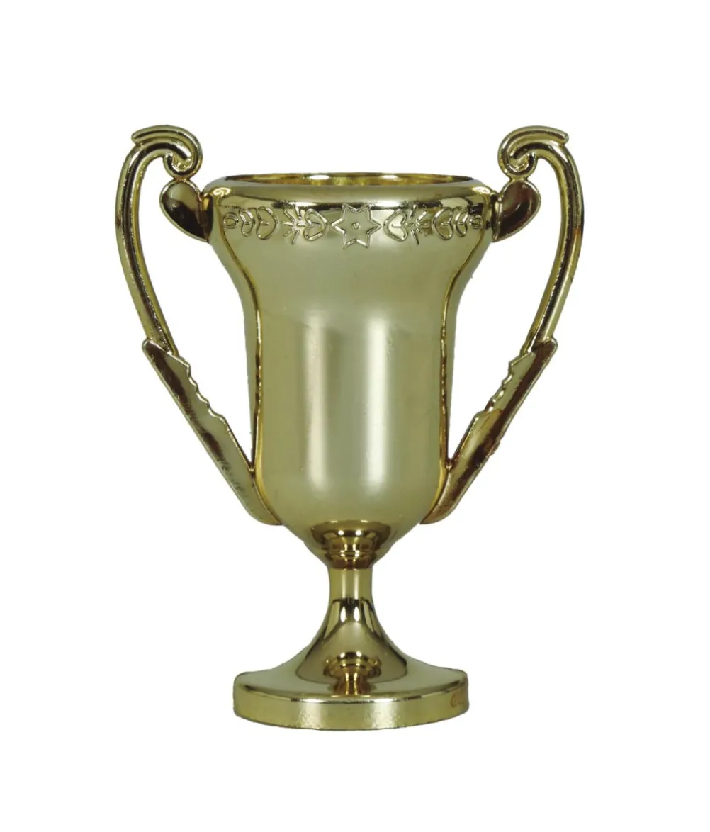 Guld pokaler, 6 stk. 6 cm.