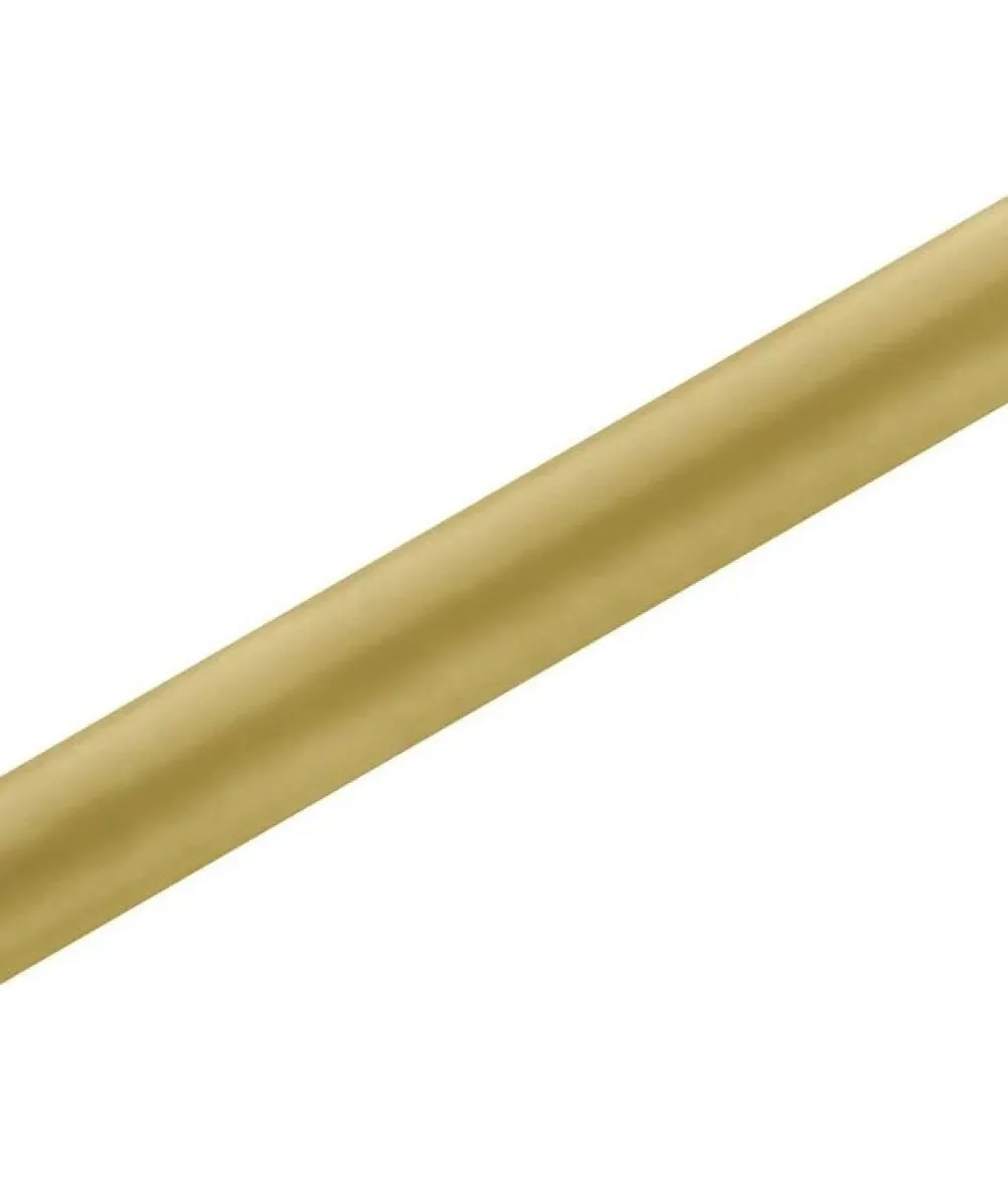 Guld satinrulle, 0,36 x 9 m