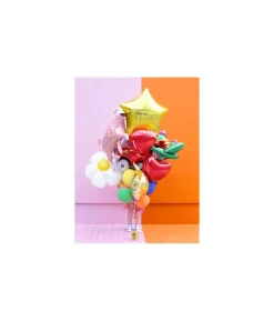 Guld stjerne folieballon, 70 cm