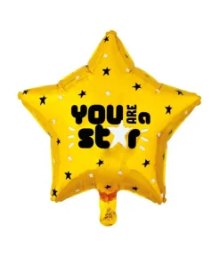 Guld stjerne folieballon, You Are a Star