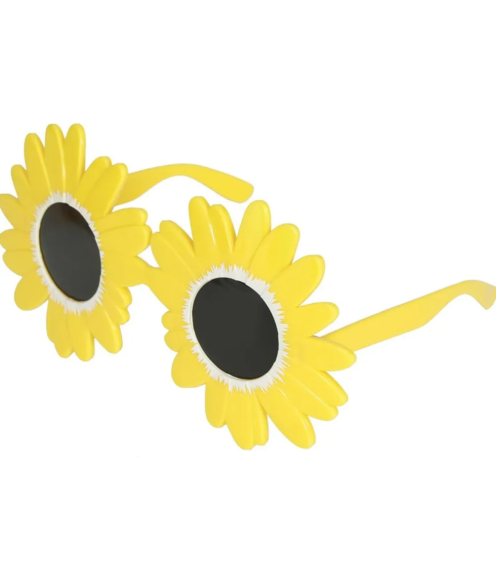 Gule blomster briller