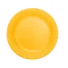 Gule paptallerkner, 18cm 20 stk