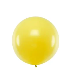Gul jumbo ballon, 1 stk