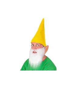 Gul nissehue med skæg og ører