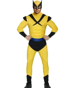 Gul Superhelt kostume