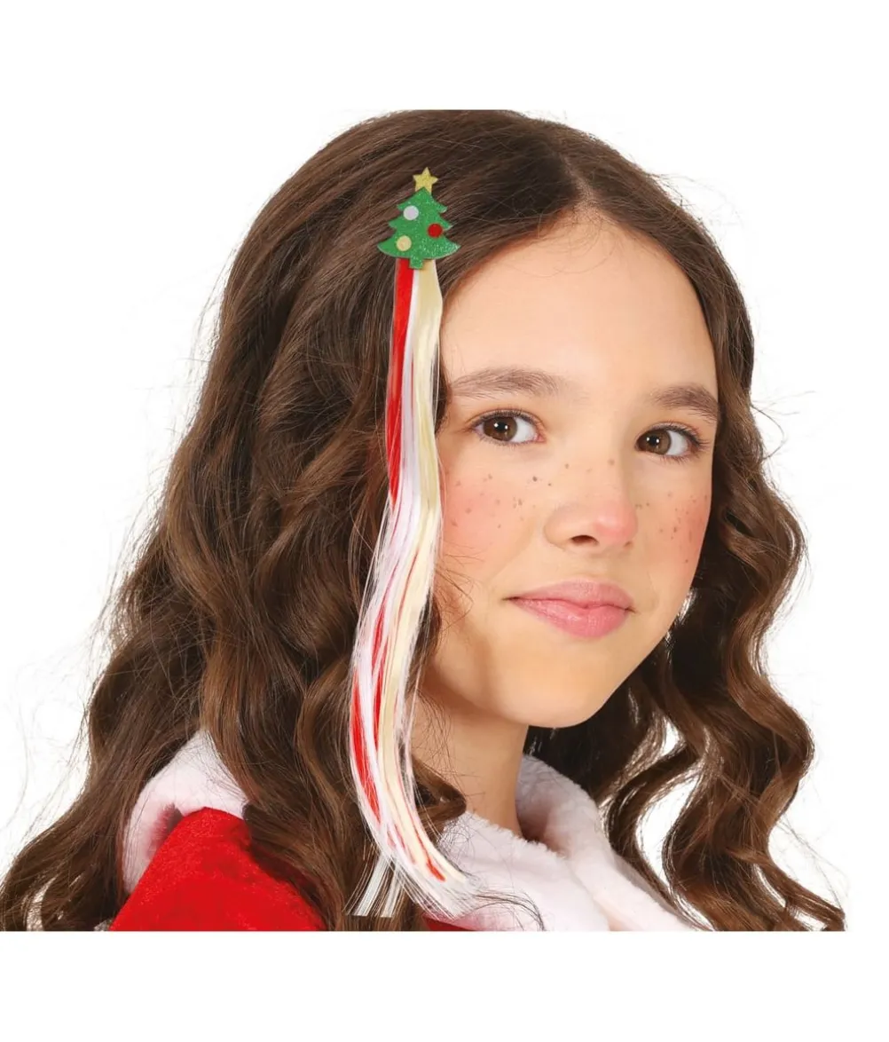 Hair extension med juletræ