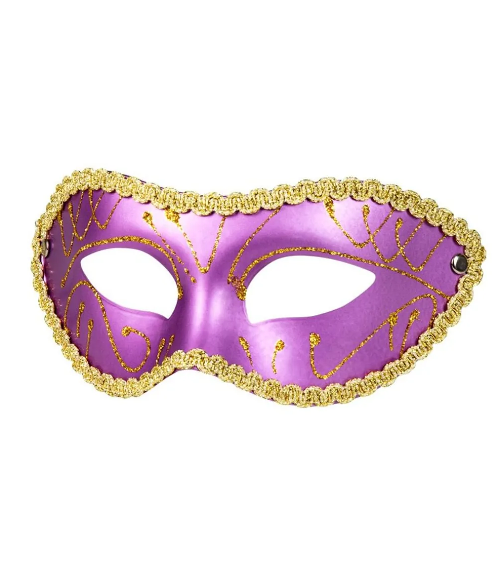 Halvmaske Gabriella lilla