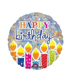 Happy Birthday folieballon, 81 cm