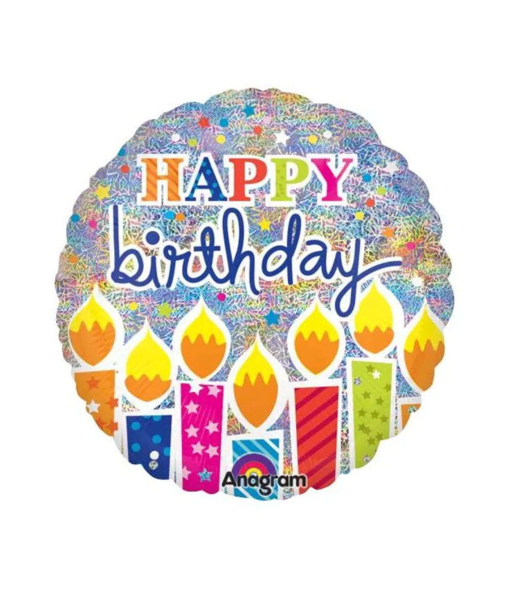 Happy Birthday folieballon, 81 cm