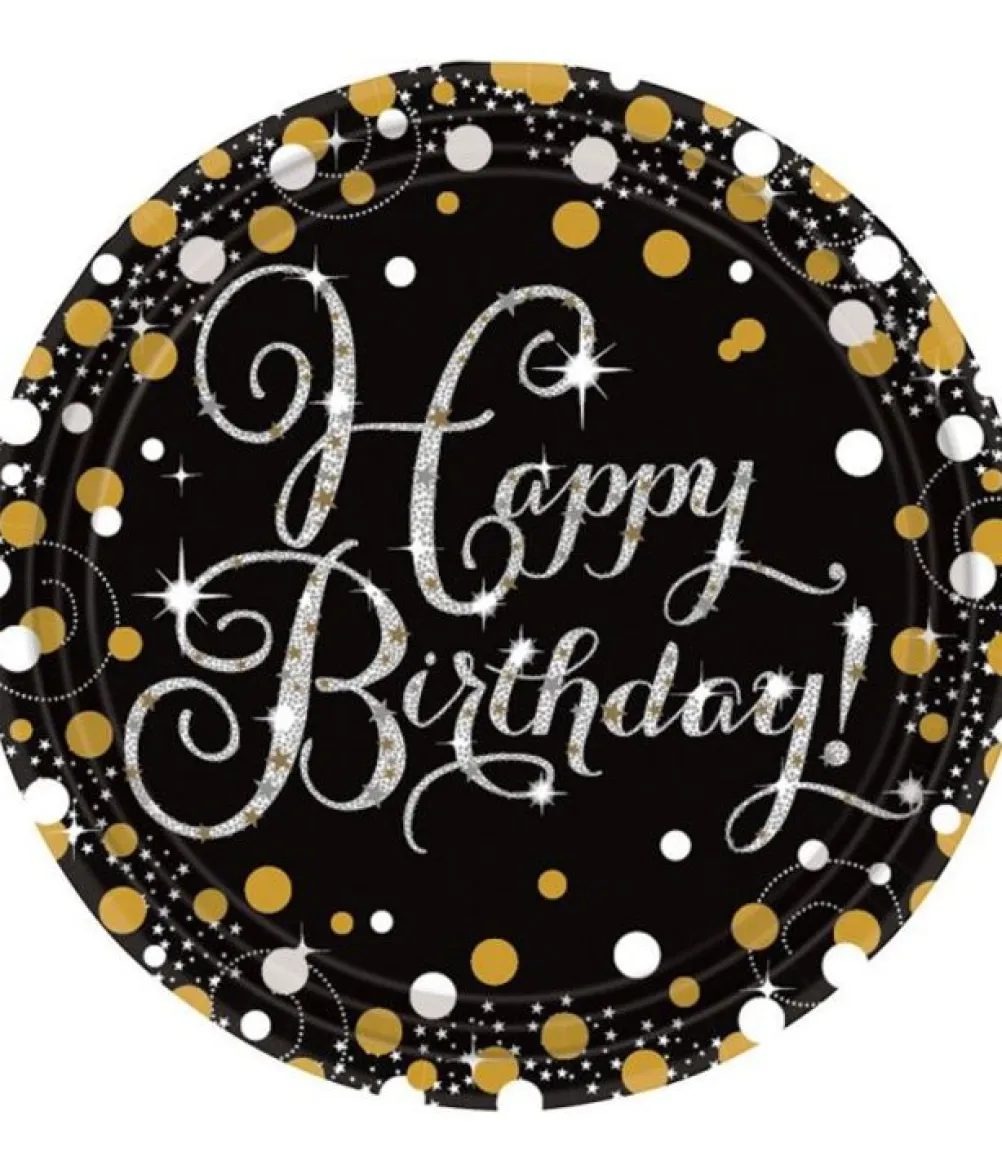 Happy Birthday Sparkling paptallerkner