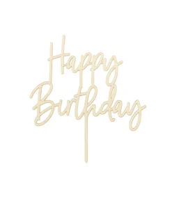 Happy Birthday top pynt