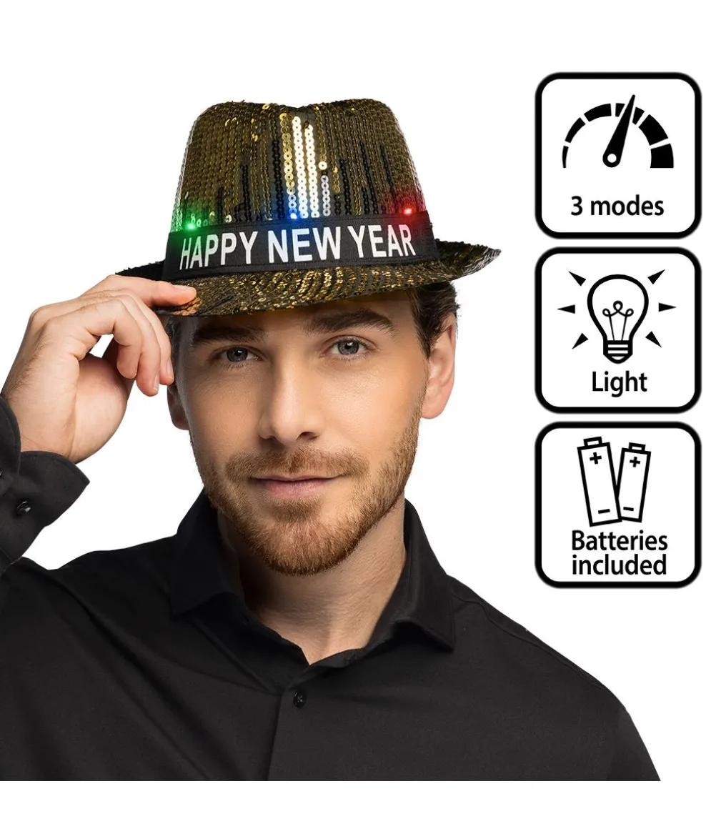 Happy New Year LED hat
