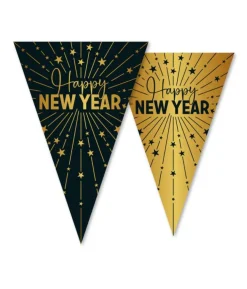 Happy New Year vimpelguirlande
