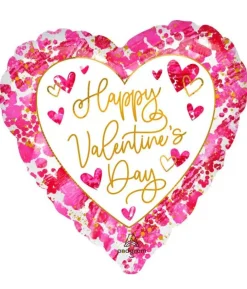 Happy Valentine´s Day folieballon, 71 cm