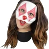 Harlekin Klovn maske