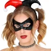 Harlekin maske og hårbøjle