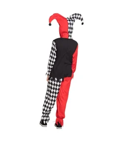 Harlekin skelet kostume