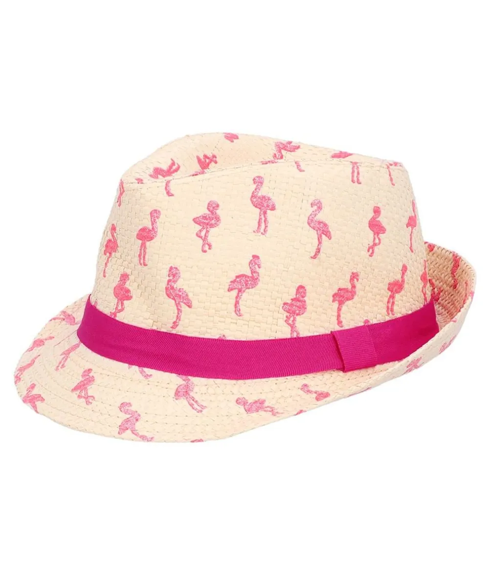 Hat med flamingoer