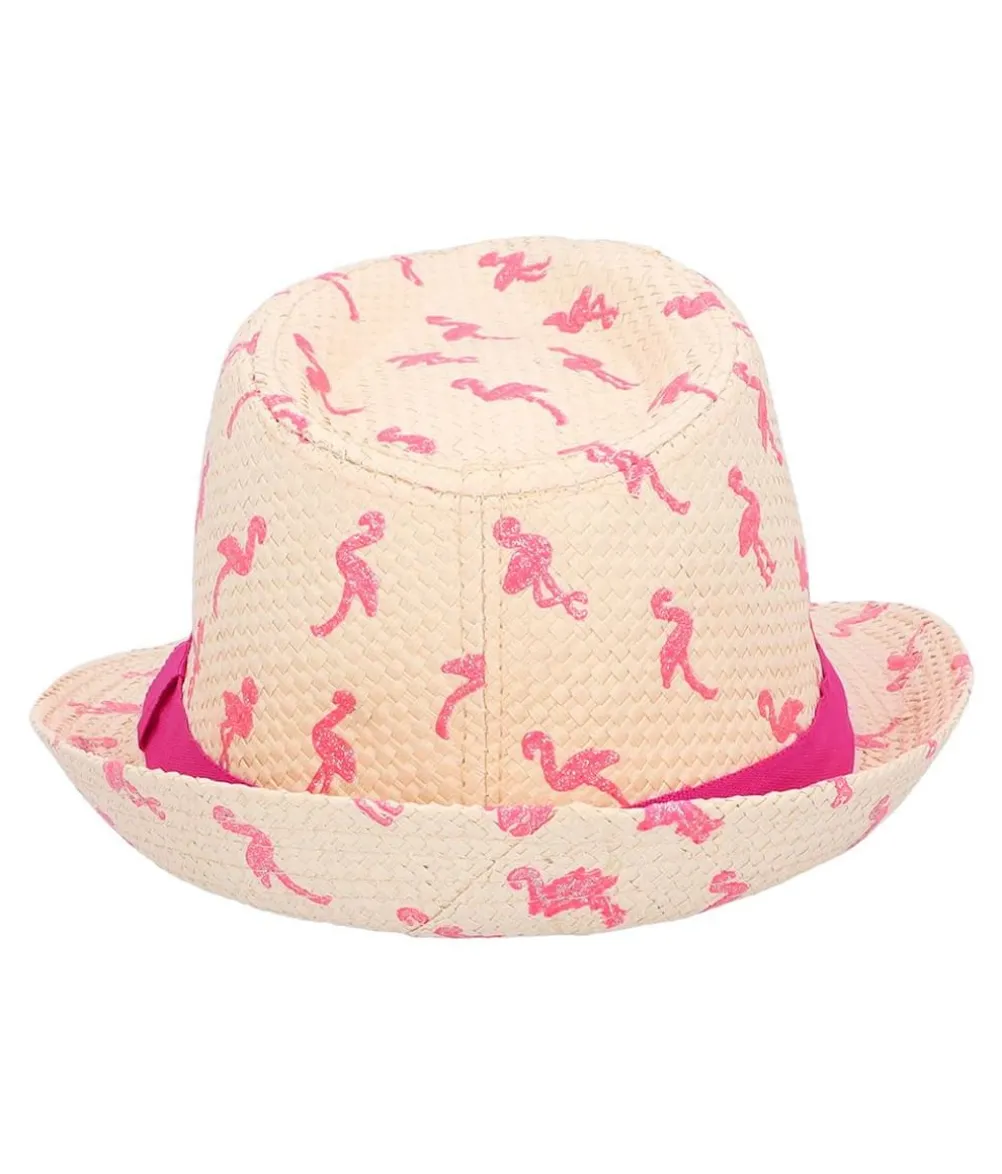 Hat med flamingoer