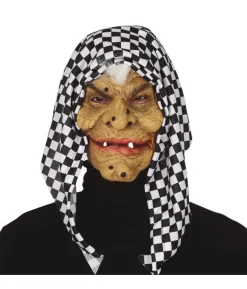 Heksemaske med hætte