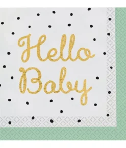 Hello Baby servietter, 16 stk