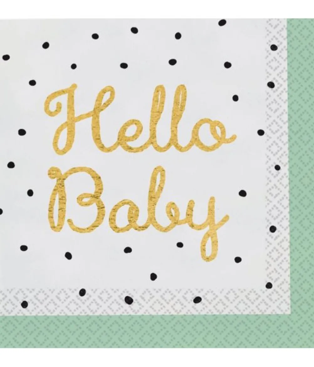 Hello Baby servietter, 16 stk
