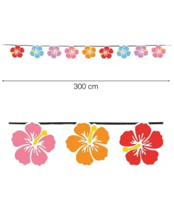 Hibiscus blomster guirlande