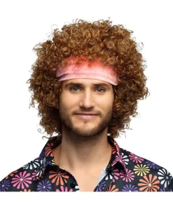 Hippie paryk med pandebånd
