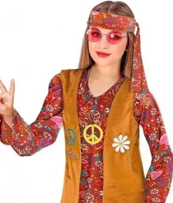 Hippie pige kostume