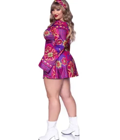 Hippie pige kostume Plus