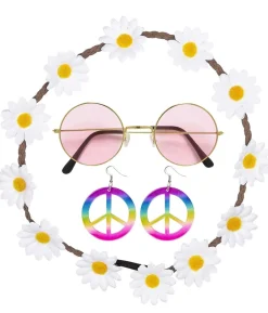 Hippie udklædningssæt