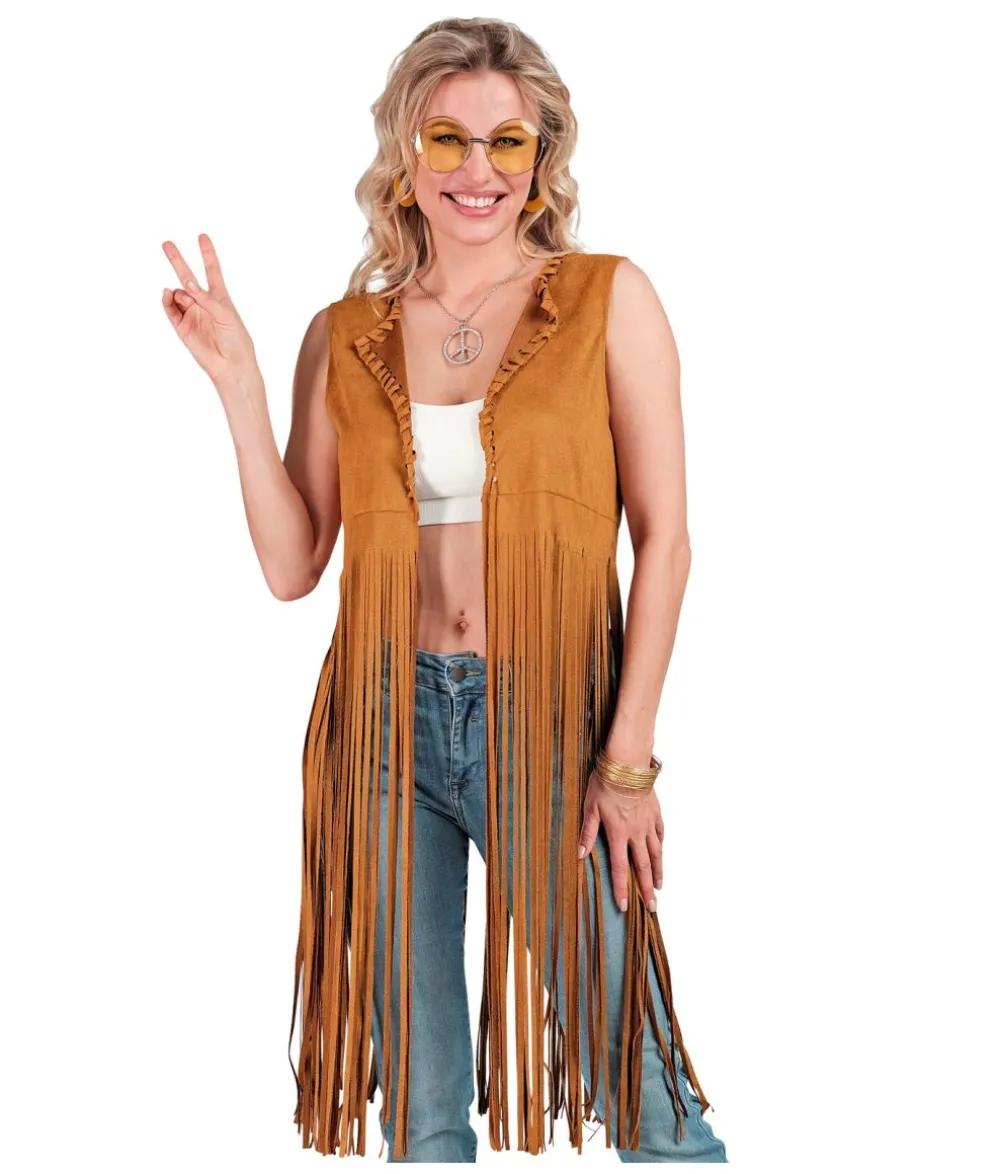 Hippievest kostume