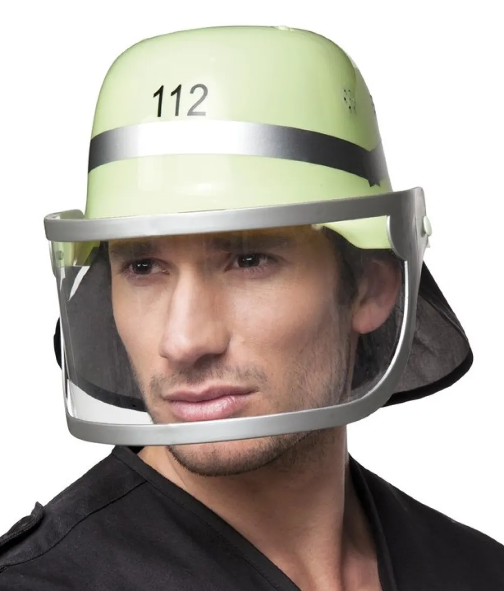 Hjelm med visir 112