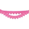 Hjerte guirlande, rosa 2 stk