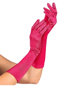 Hot pink lange handsker