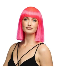 Hot pink lang page paryk
