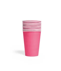 Hot pink papkrus, 8 stk