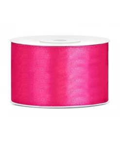Hot pink satinbånd 38 mm