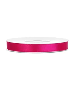 Hot pink satinbånd 6mm