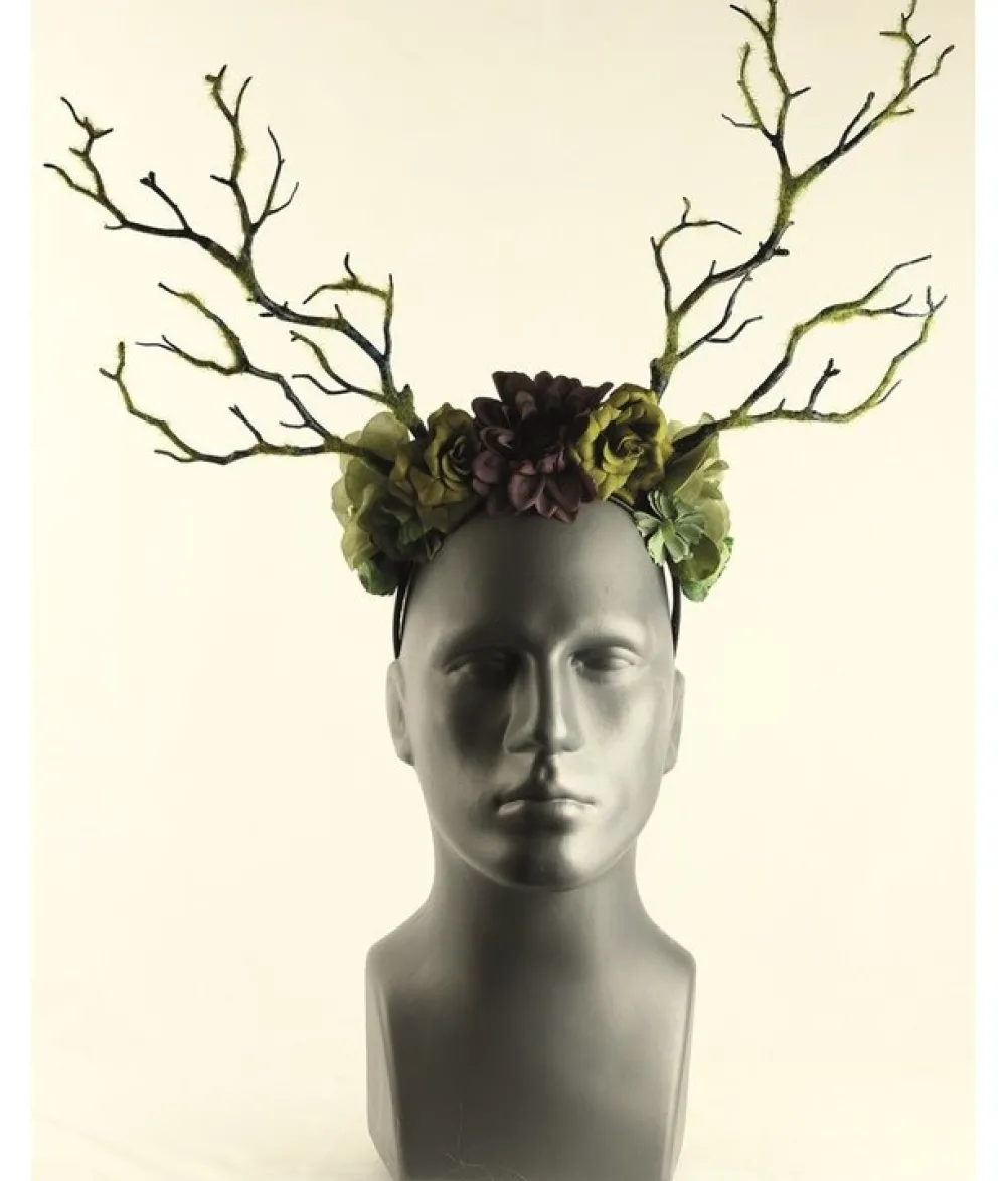 Hårbøjle blomster og grene