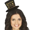 Hårbøjle med guld Happy New Year