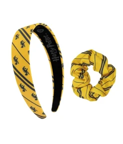 Hufflepuff hårbøjle og hårelastik