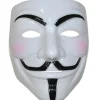 Hvid Anonymous maske